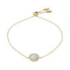 Vergoldetes Fossil Damen Armband Perlmutt mit Sternen JF04866710