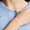 Vergoldetes Fossil Damen Armband Perlmutt mit Sternen JF04866710c