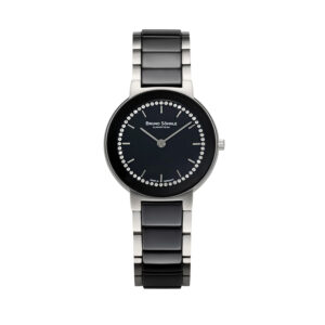 Bruno Söhnle Limitierte Edition Damenuhr Keramik Brillanten