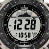 Casio Solar Pro Trek Outdoor Uhr mit Titanarmband PRG 340T 7ERd