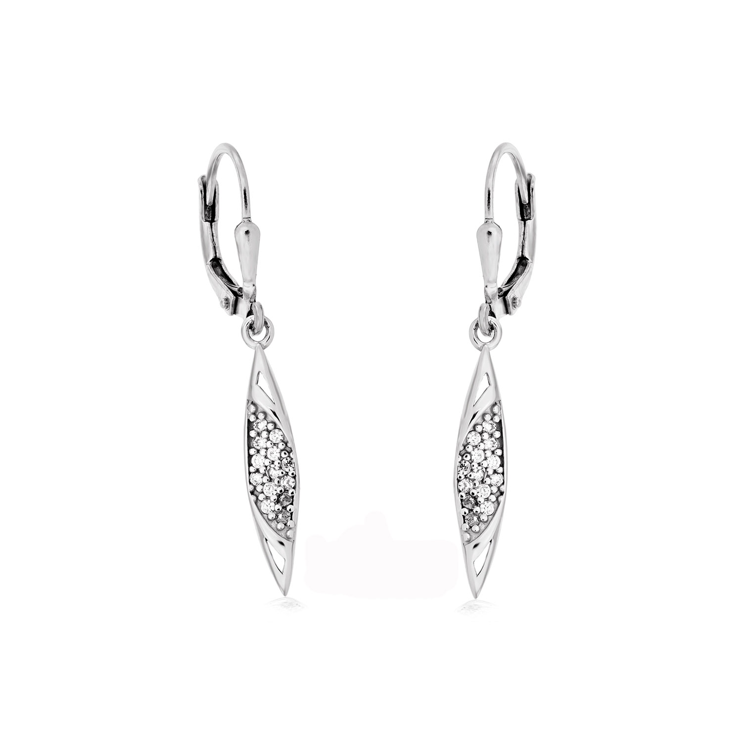 Funkelnde Optimus Silber Ohrringe Rohdiniert 29 213201 1
