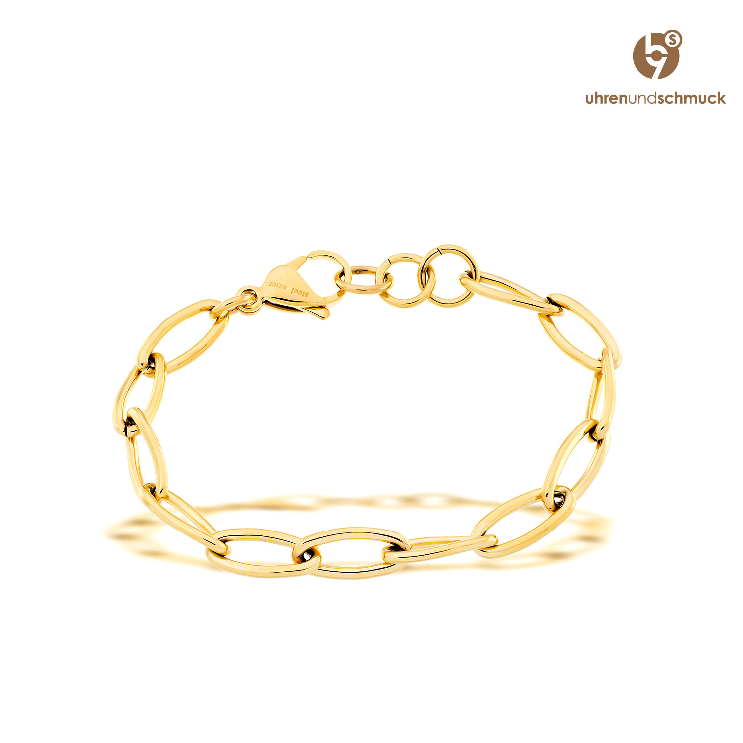 Modernes Damen Armband mit offenen Gliedern aus Edelstahl 70 502104 212