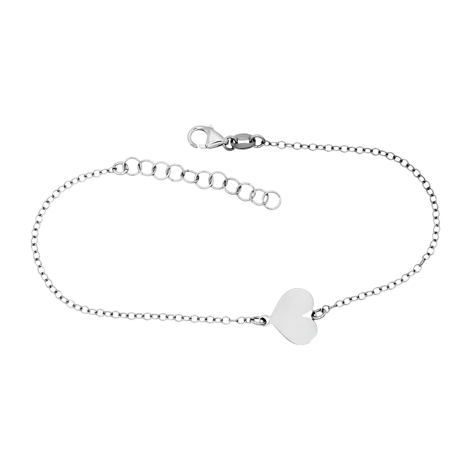 Filigranes Kinder Armband Herz aus Sterling Silber 79 273210 191