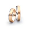 Honeymoon Premium Ruesch Trauringe Rosegold Bicolor 02 40370 40380WGRG