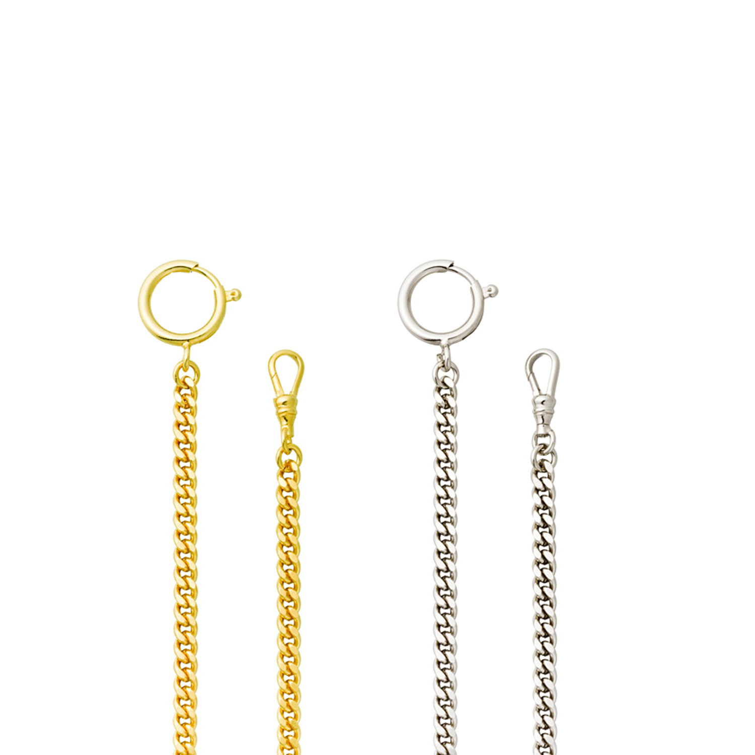 Taschenuhrkette als Flachpanzerkette Breit 5 MM P44 P45