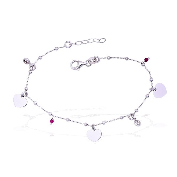 Zierliches Kinder Herz Armband aus 925 Sterling Silber 79 293298 21