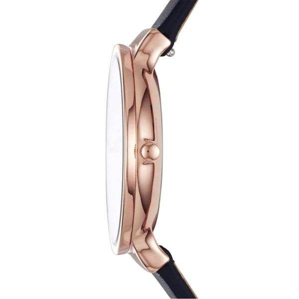 Ancher Damenuhr Rosegold von Skagen mit Lederband SKW2608c