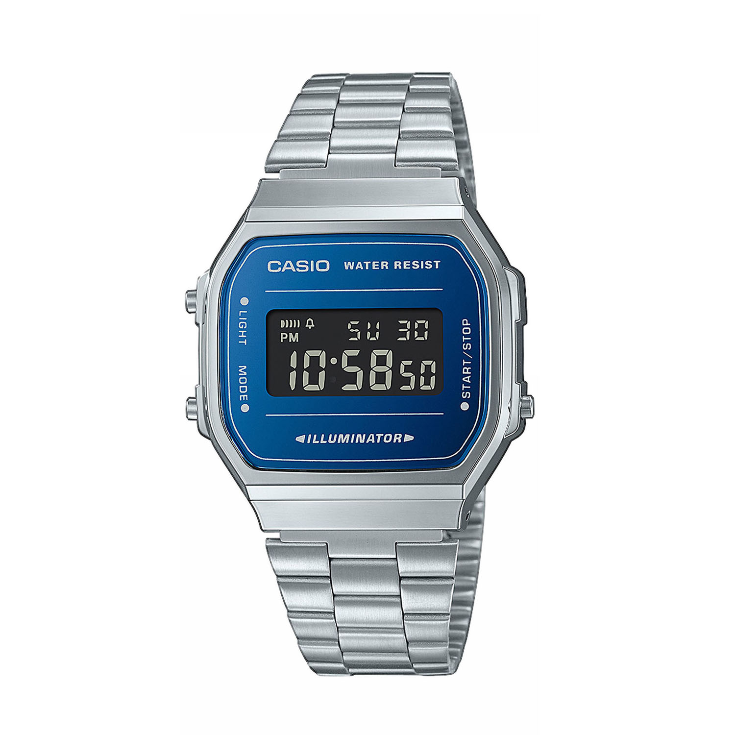 Casio Digitaluhr Iconic Vintage Retro Style A168WEM 2BEF