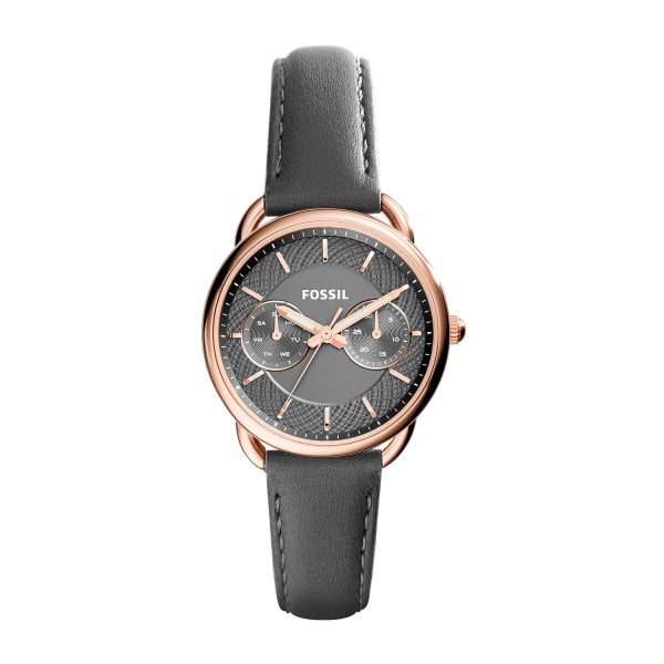 Damenuhr Fossil Tailor in Rosegold mit Datum ES3913