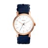 Fossil Damenuhr Boyfriend mit Navy blauem Lederband ES4182