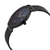 Hagen Skagen Uhr schwarz sehr Flach mit Datum SKW6472b