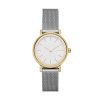 Hald Skagen Damenuhr Bicolor mit Milanese Armband SKW2445