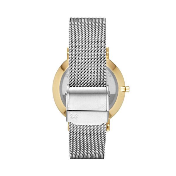 Hald Skagen Damenuhr Bicolor mit Milanese Armband SKW2445b