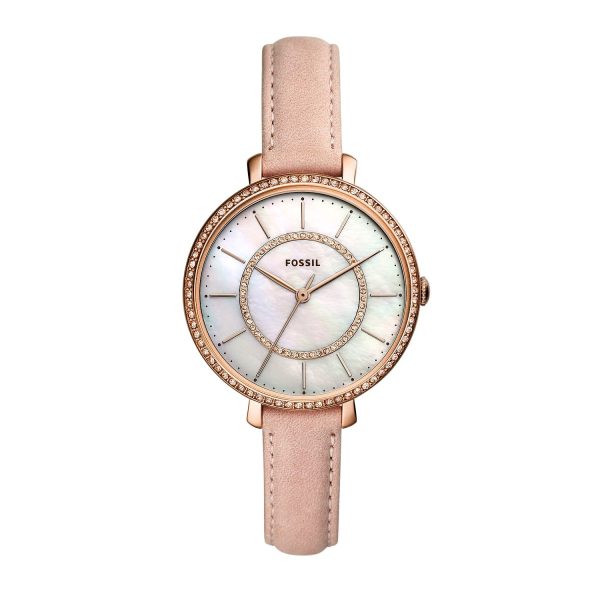 Jocelyn Fossil Uhr Damen Rosegold mit 120 Glassteinen ES4455