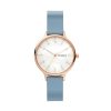 Ladies Damenuhr Rosegold von Skagen mit Lederband SKW2703