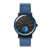 Signatur Skagen Herrenuhr blau mit Silikonarmband SKW6539