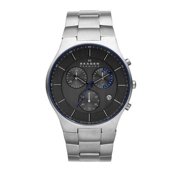 Skagen Herrenuhr Titan mit Chronograph Funktion SKW6077