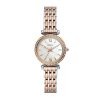 Carlie Fossil Uhr Damen mit Glassteinen Funkeln ES4649