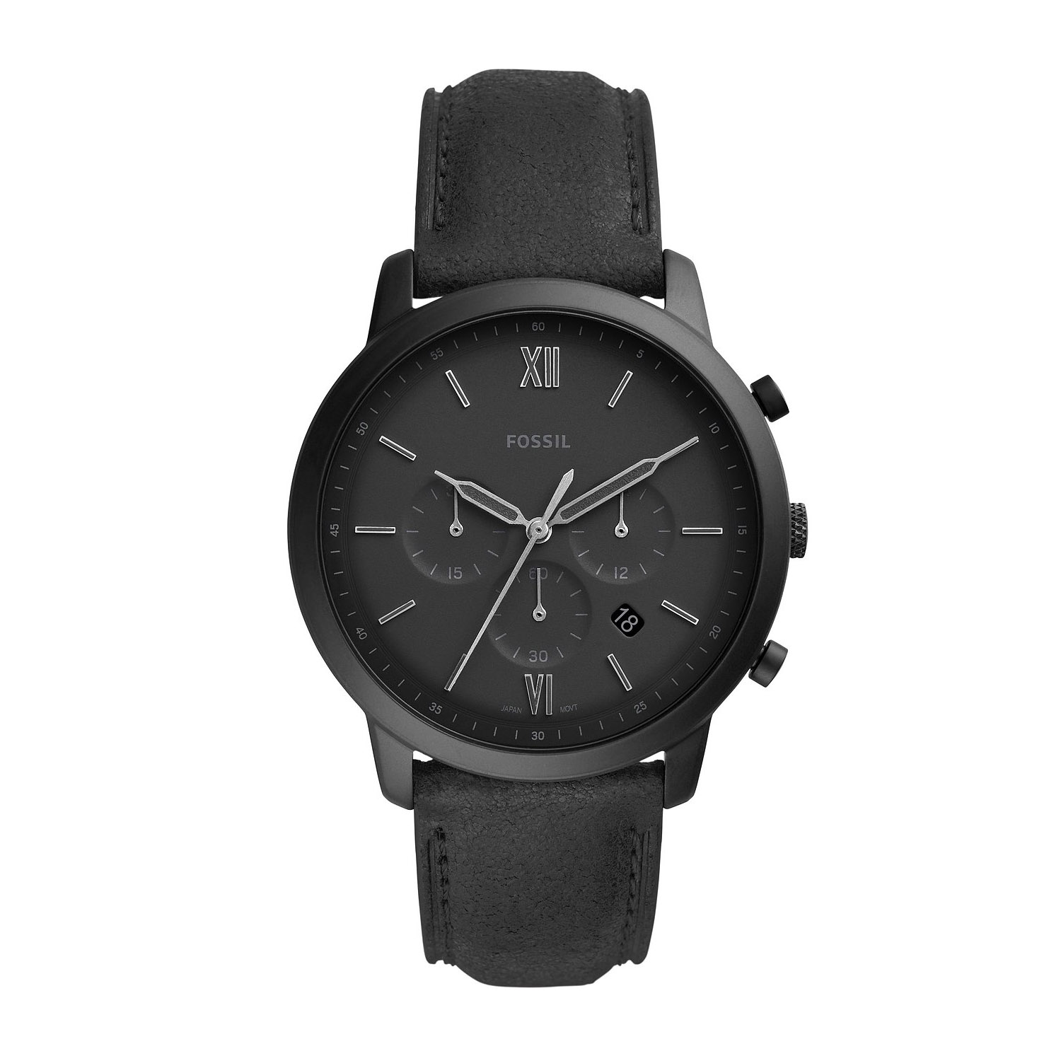 Eleganter Herren Fossil Chronograph Neutra mit Lederband FS5503
