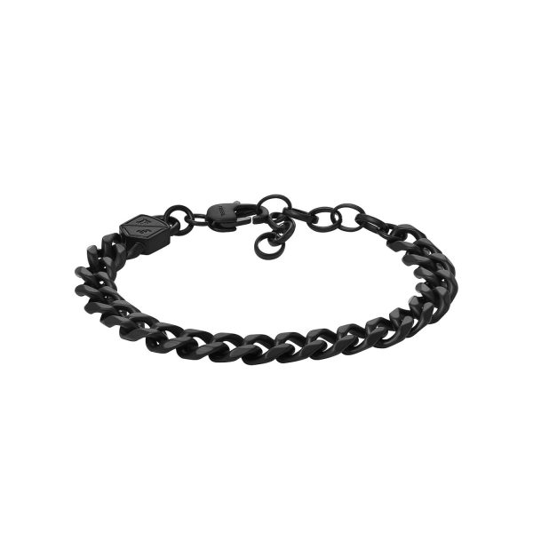 Fossil Herrenarmband Edelstahl als Panzerkette JF04634001