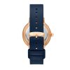 Riis Skagen Armbanduhr Damen Rosegold mit Lederband SKW3090a