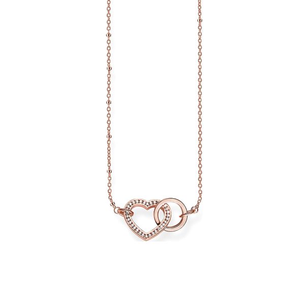 Together Forever Thomas Sabo Herz Kette Rosegold KE1731 416 14 L50v