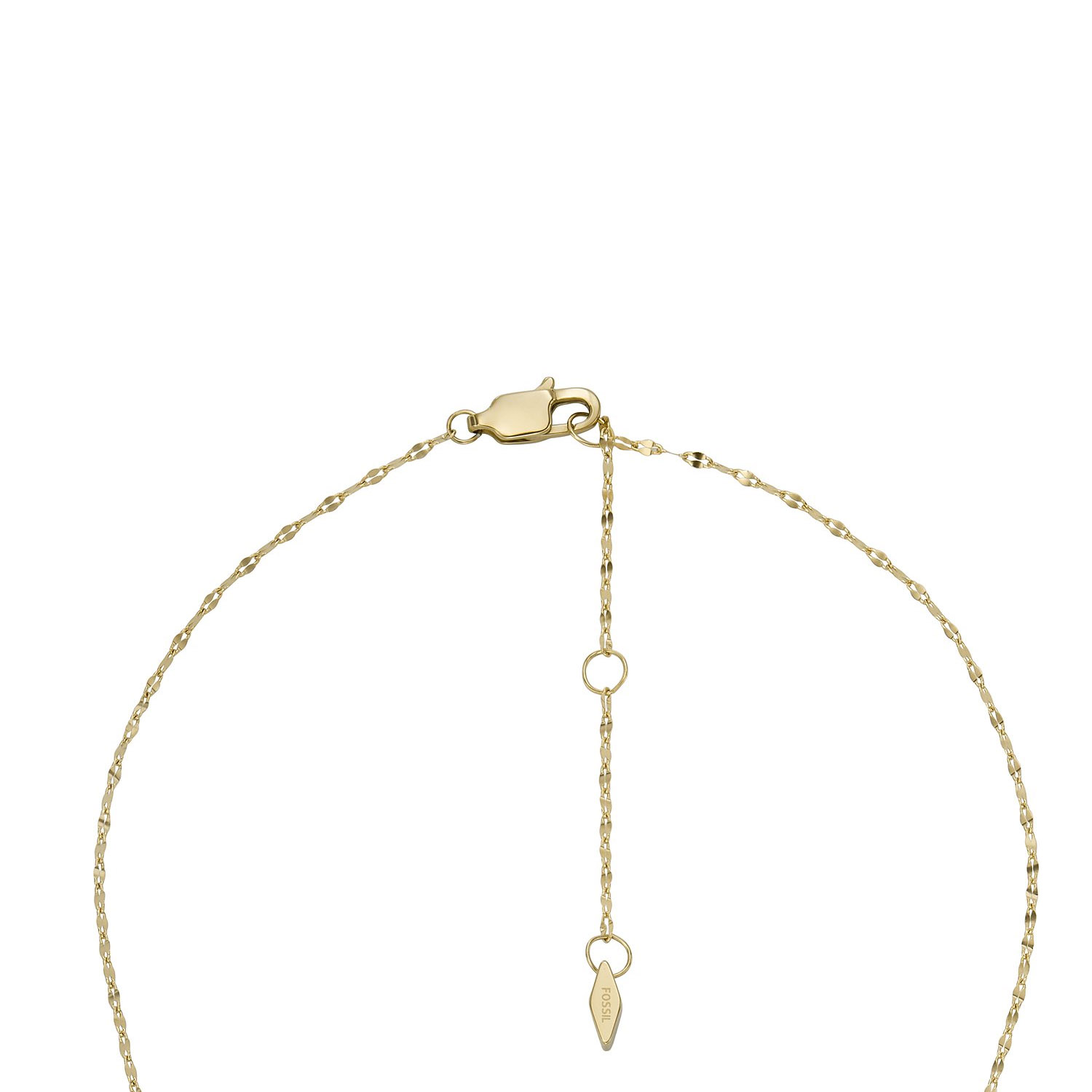 Vergoldetes Edelstahl Herz Fossil Schmuckset JF04246SETc