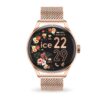 Rosegold Damen Smartwatch mit Milaneseband 023394