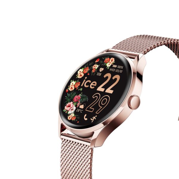 Rosegold Damen Smartwatch mit Milaneseband 023394 2