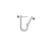 Silber Creolen von Thomas Sabo in Piercing Optik H2022 637 21a