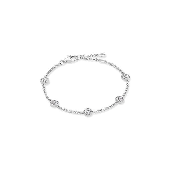 Thomas Sabo Armband Silber mit Zirkoniasteinen Pave A1330 051 14 L195v