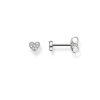 Thomas Sabo Ohrstecker Herz mit facettierten Diamanten D H0003 725 14