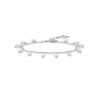 Glitzer Armband Silber Thomas Sabo mit Eckigen Steine A1917 051 14 L19V