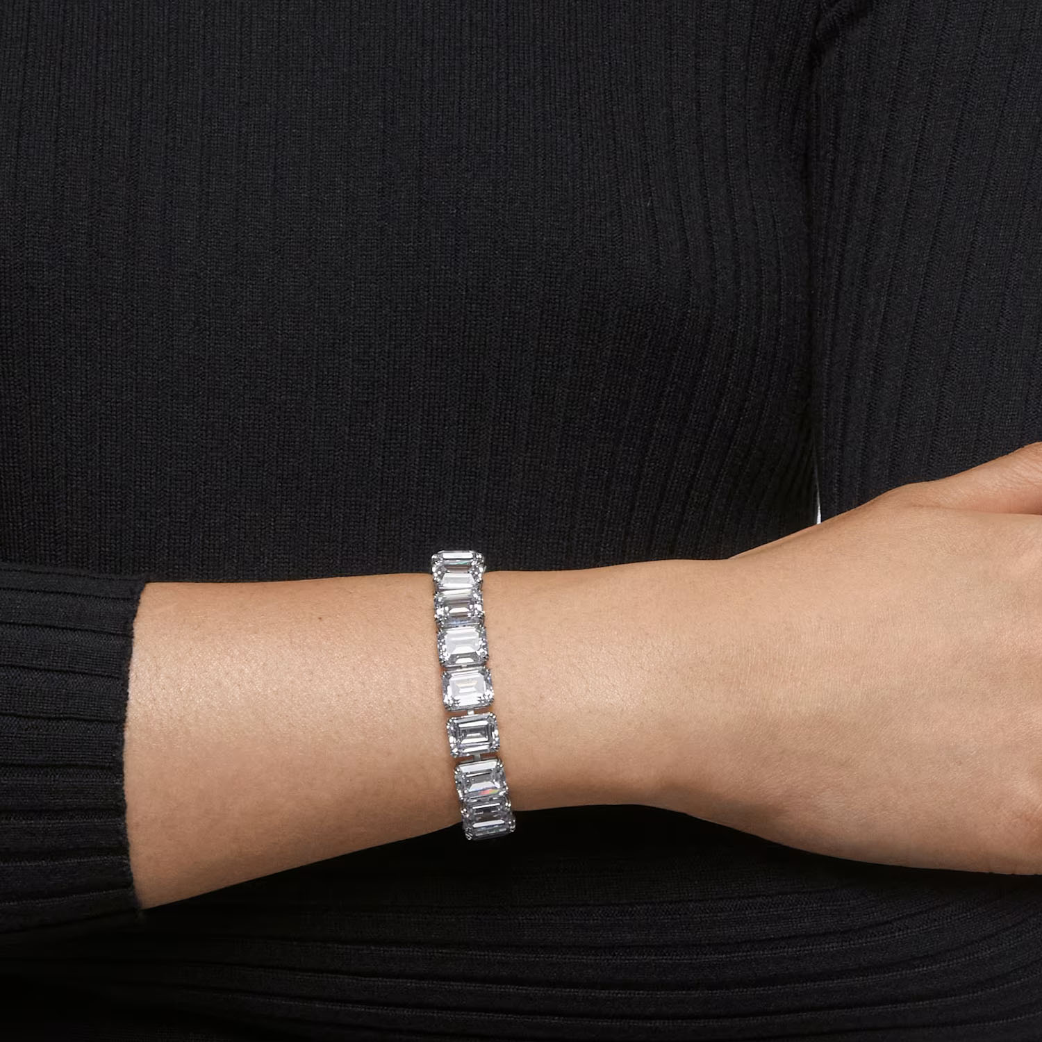 Millenia Swarovski Tennis Armband im Oktagon Schliff 5618699c