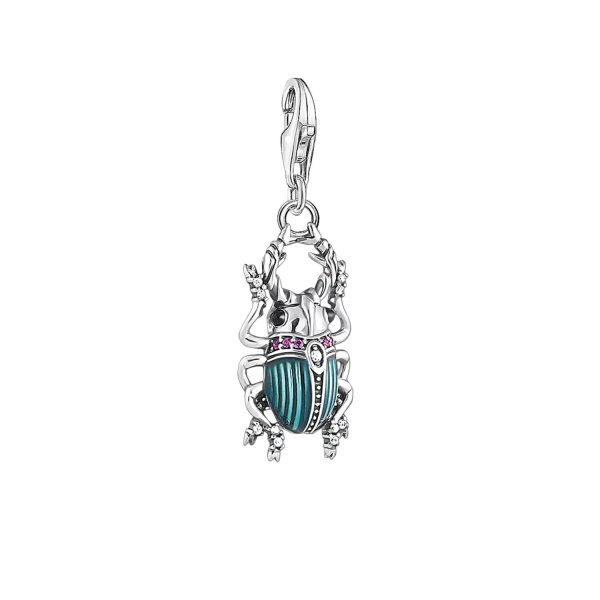 Sylischer Thomas Sabo Kaefer Charm Anhaenger aus Silber 1808 390 7