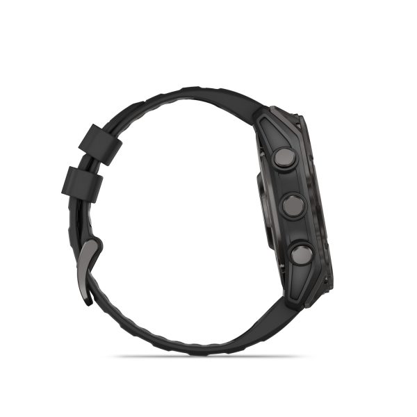 Carbongraue Garmin Fenix 8 Amoled Touchdisplay Titan 010 02905 21f