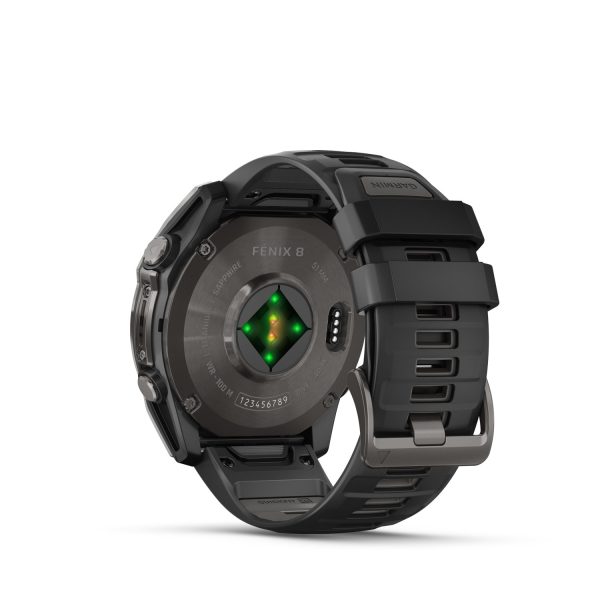 Carbongraue Garmin Fenix 8 Amoled Touchdisplay Titan 010 02905 21g