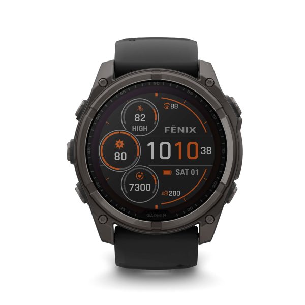 Carbongraue Garmin Fenix 8 Solar Multisport Smartwatch 010 02907 11