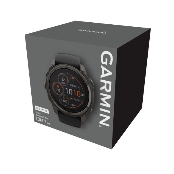 Carbongraue Garmin Fenix 8 Solar Multisport Smartwatch 010 02907 11VP