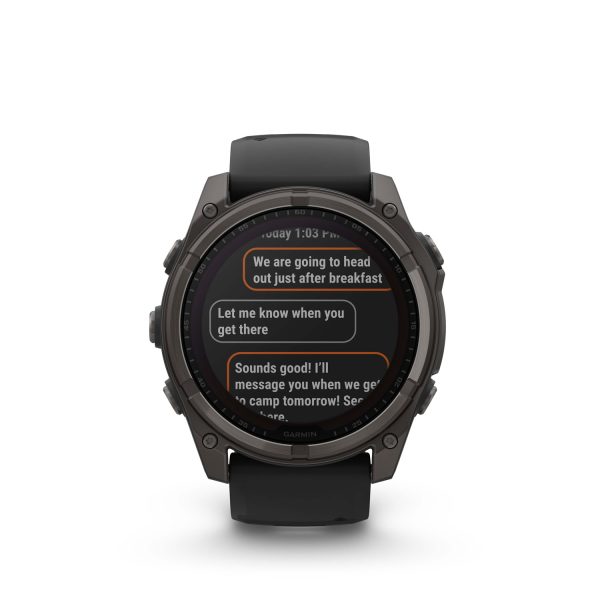 Carbongraue Garmin Fenix 8 Solar Multisport Smartwatch 010 02907 11g