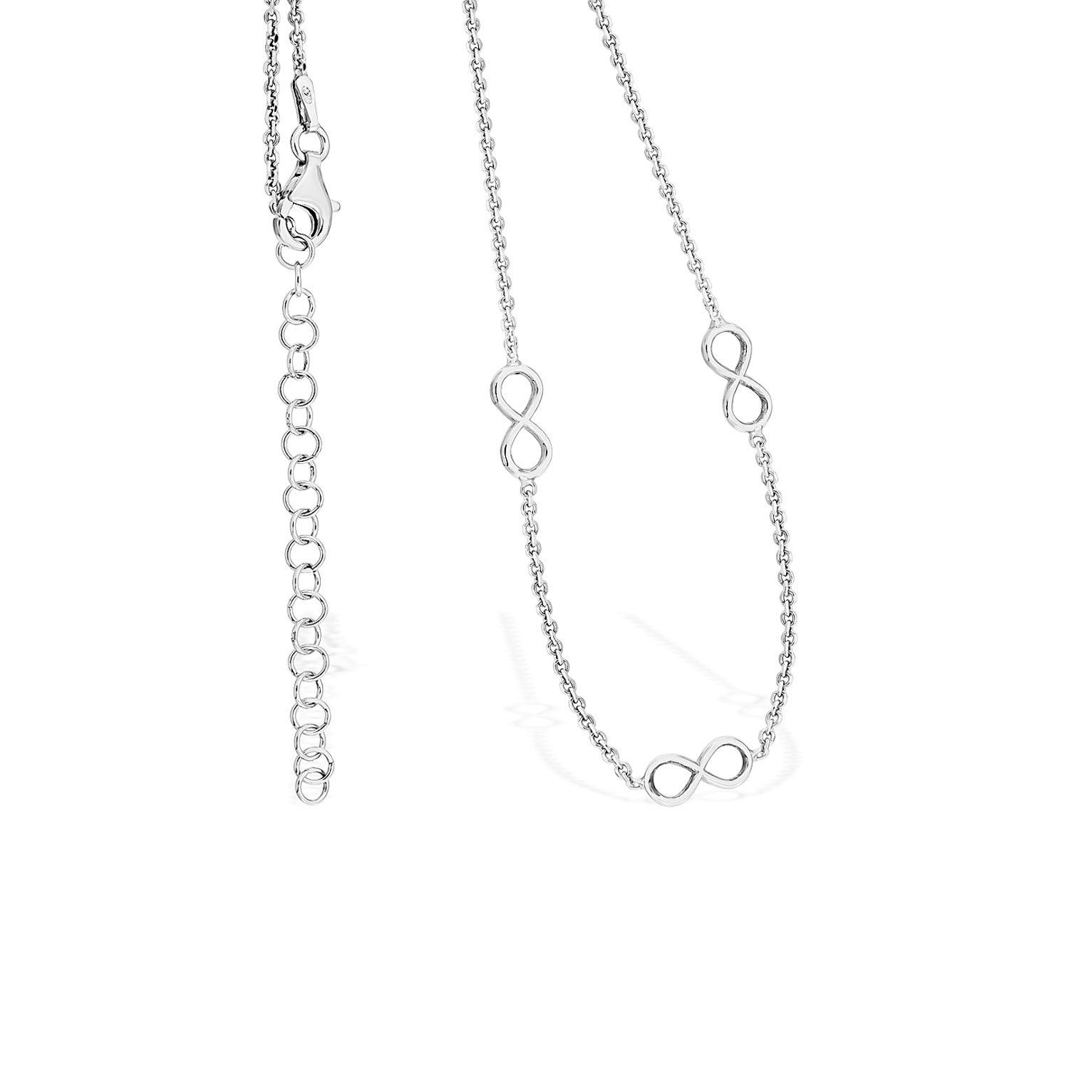 Damen Infinity Halskette mit Unendlichkeits Symbol 79 272281 451