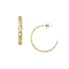 Edelstahl Heritage Fossil Ohrringe Gold Farbe verleiht JF04781710