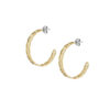 Edelstahl Heritage Fossil Ohrringe Gold Farbe verleiht JF04781710a