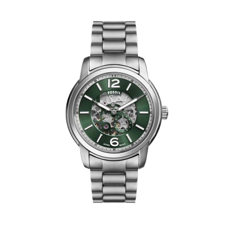 Heritage Fossil Automatik Uhr mit Saphirglas