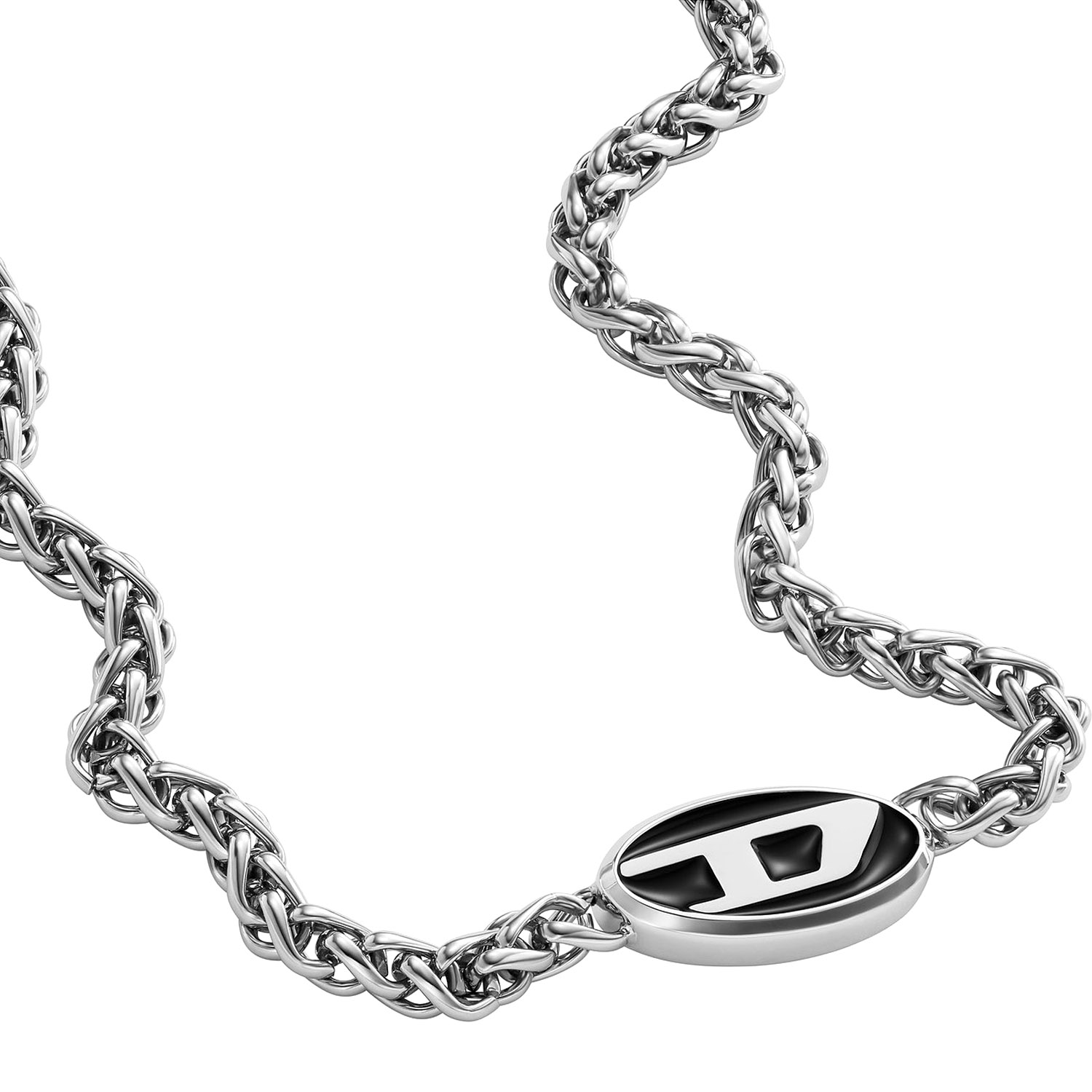 Innovative Herren Diesel Halskette mit Markenlogo DX1470040