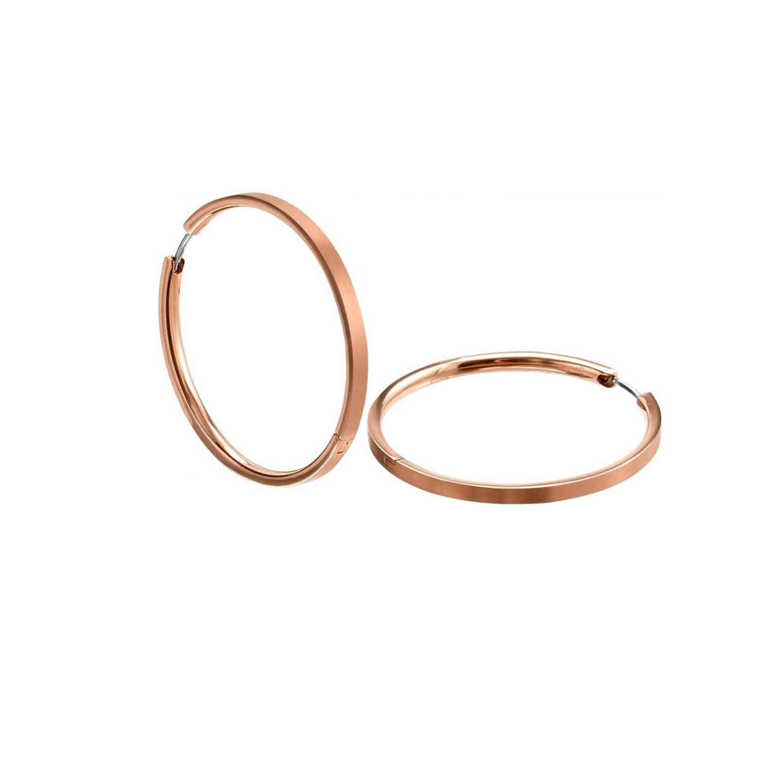 Grosse Boccia Titancreolen mit polierter Oberflaeche 40MM TT0508 10