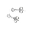 Zeitlose Brillant Ohrstecker in 585er Weissgold mit 010ct 15 114