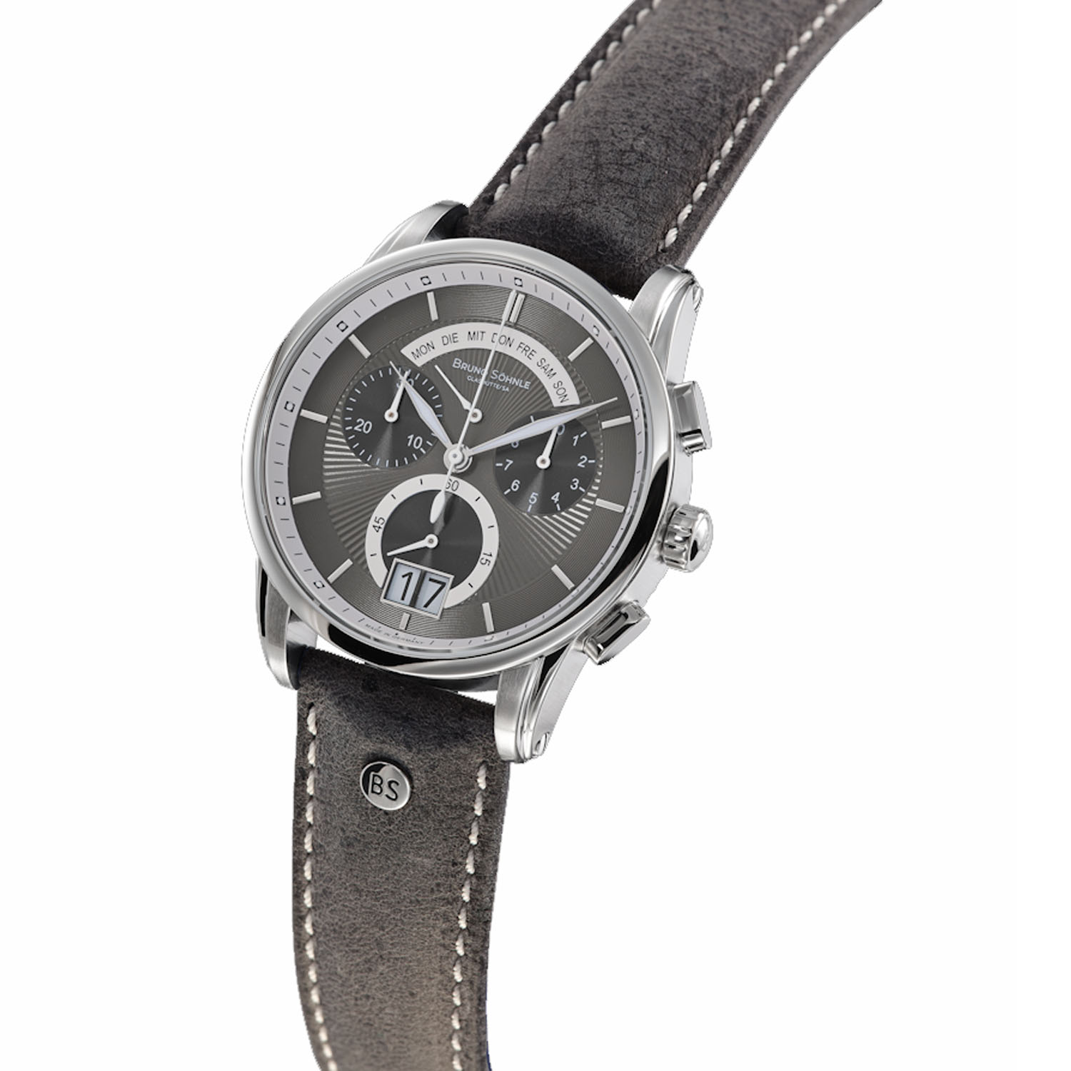 Herren Chronograph Bruno Soehnle Grandioso aus Glashuette 17 13117 841a