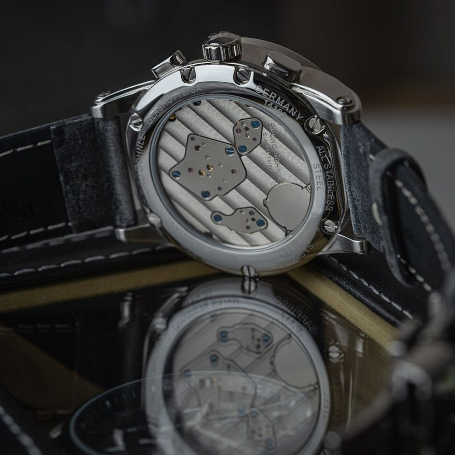 Herren Chronograph Bruno Soehnle Grandioso aus Glashuette 17 13117 841c