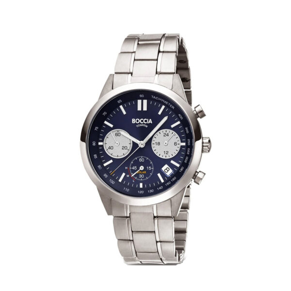 Boccia Titan Solar Chronograph mit Saphirglas TT3737 02